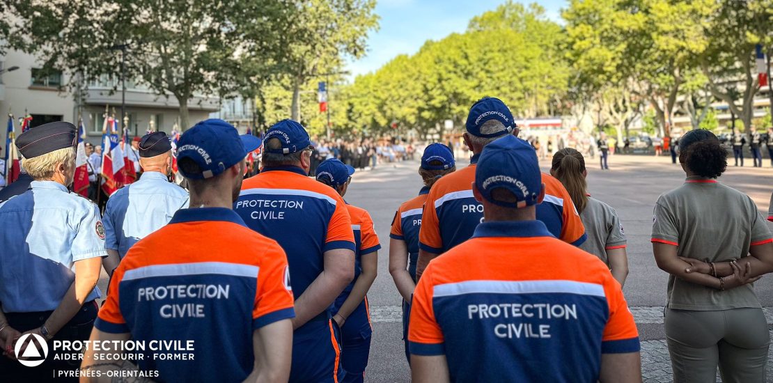 alt = la protection civile du 66 mobilisée pour la fête nationale à Perpignan